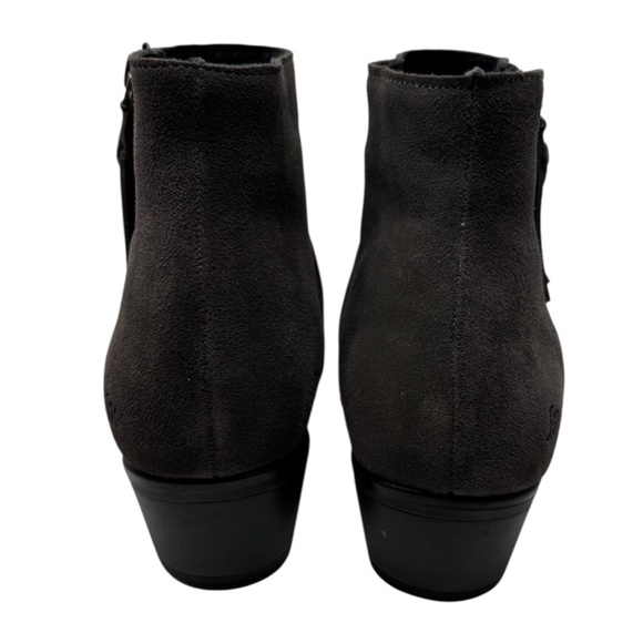 Jack Rogers Dylan Suede Charcoal Gray Booties - Picture 9 of 12